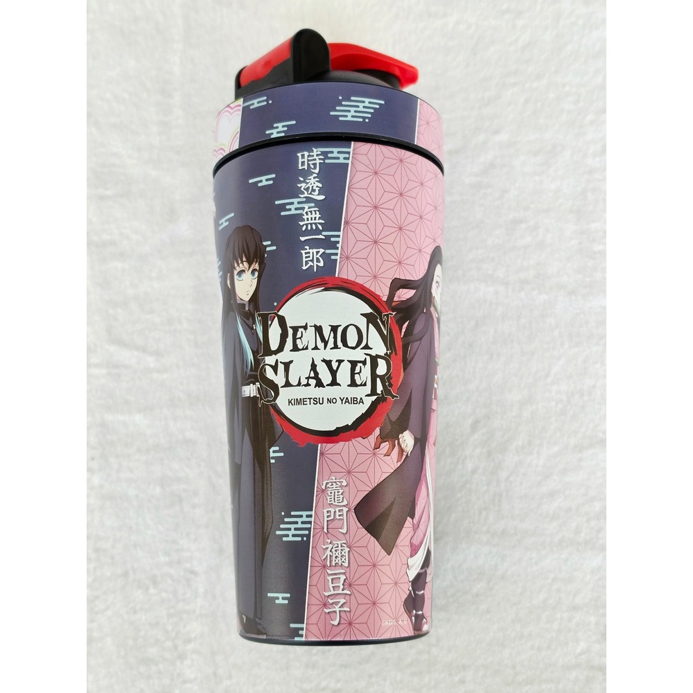 G Fuel Demon Slayer Stainless Steel Shaker Cup 24oz Tanjiro Nezuko Mitsuri Cup